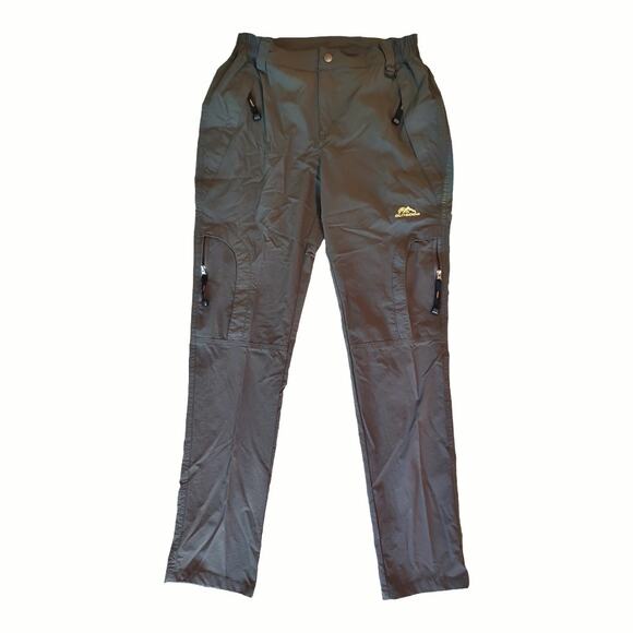 OUTDOOR Men's Tactical Stretch Pants Tech Wear Skinny Adventure Size S Olive